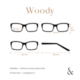 WOODY - marron mat