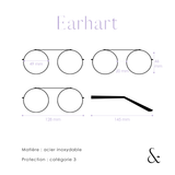 EARHART - noir violet