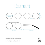 EARHART - dégradé bleu jaune
