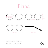 PIANA - noir miroir