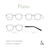 PIANA - noir mat