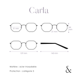 CARLA - noir mat