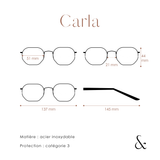 CARLA - doré marron