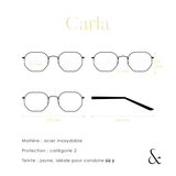CARLA - noir jaune