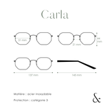 CARLA - doré vert