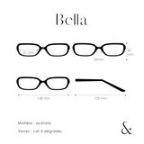 BELLA - écaille gris