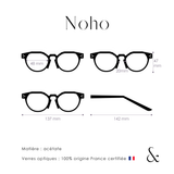 NOHO noir - mauve dégradé