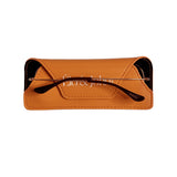 Étui souple cuir végan - terracotta orangée