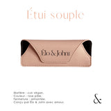 Étui souple cuir végan - rose