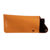 Étui souple clip cuir végan - terracotta orangée