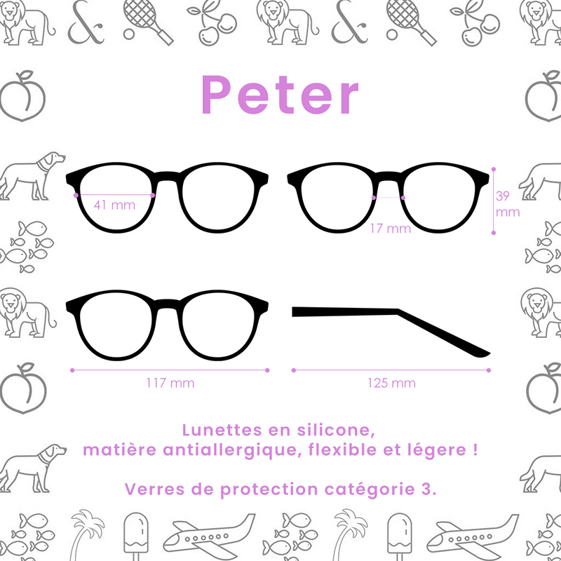 PETER violet - 3-5 ans
