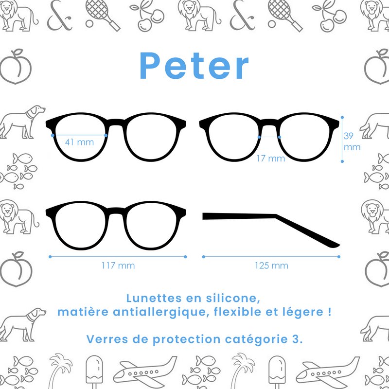 PETER bleu - 3-5 ans