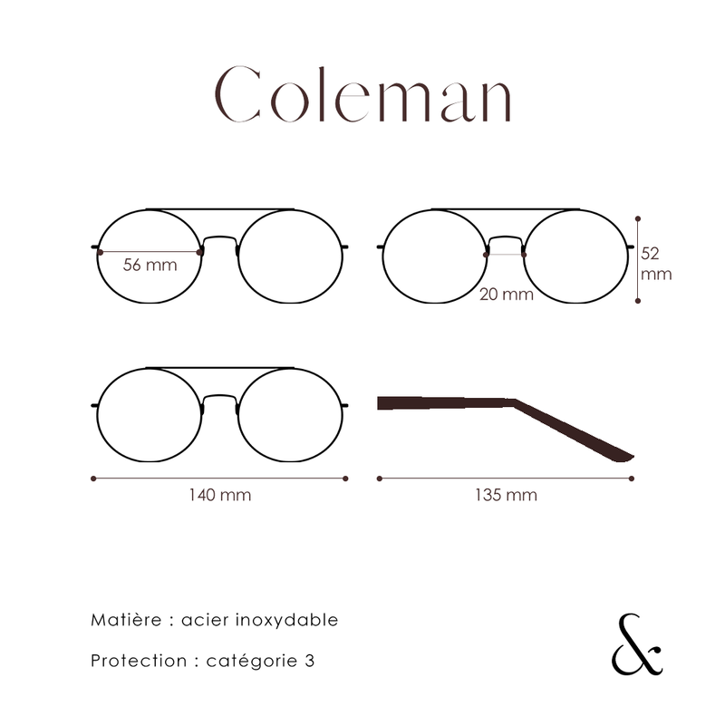 COLEMAN - bronze marron